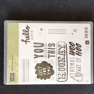 You Deserve This Stampin Up stamp set